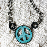 Hippie Peace Necklace