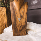 Gold Heart Pave Necklace