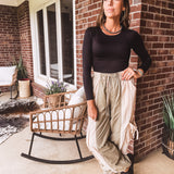 Sage Two Tone Pocket Pant