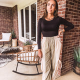 Sage Two Tone Pocket Pant
