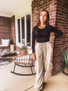 Sage Two Tone Pocket Pant