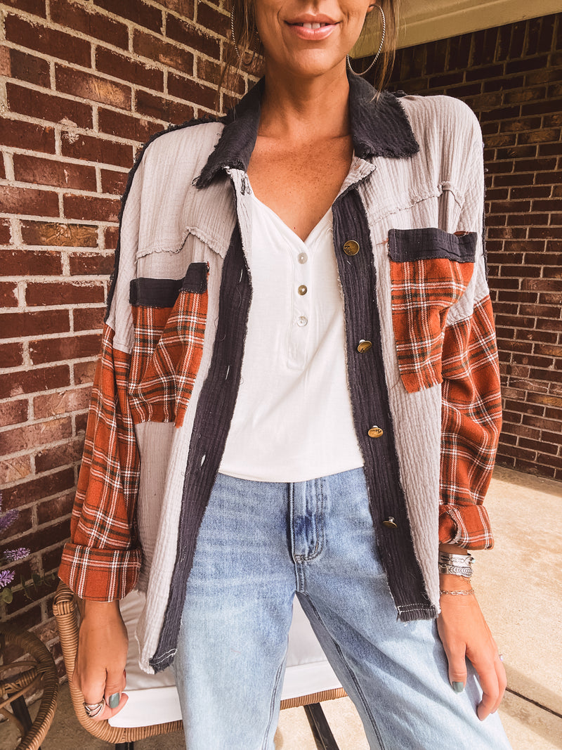 Ivory Front Button Tank