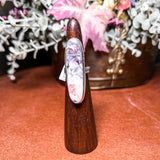 Porcelain Jasper Long Oval Ring OOAK