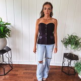 Black Button Down Party Blazer