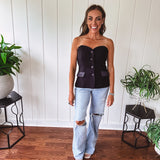 Black Button Down Party Blazer