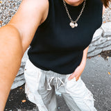 Sage Two Tone Pocket Pant