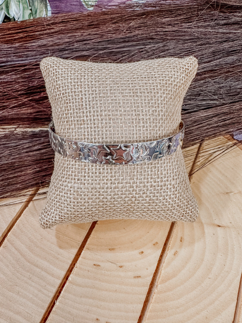 Star Stamped Bangle