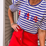 Royal Multi Puff America Tee