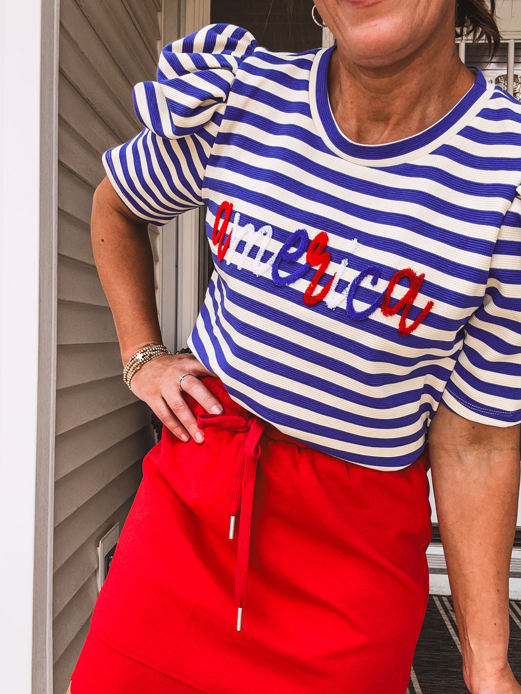 Royal Multi Puff America Tee