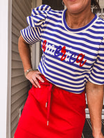 Royal Multi Puff America Tee