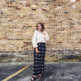 Natural Easygoing Mock Neck Sweater