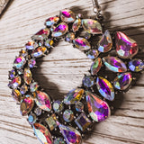 CRYSTAL BUCKLE EARRING