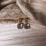 MIRROR MIRROR ON THE WALL DROP CHAIN EARRING