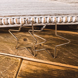 BE A ROCKSTAR OPEN STAR EARRING