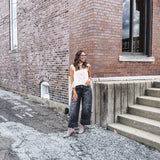 Cream Romantic Lace Peplum Blouse