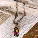 LARGE PRISM PENDANT NECKLACE
