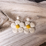 DAISY RAFFIAN EARRING
