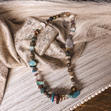 River Bend Crystal + Turq Mix Necklace