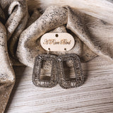 Glam Queen Rectangle Baguette Earring