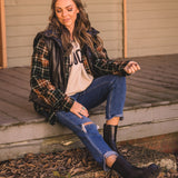 Polar Collar Snap Button Front Drawstring Side Vest