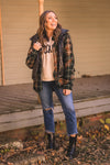 Polar Collar Snap Button Front Drawstring Side Vest