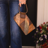 Sable Leather Wristlet