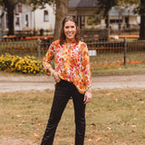 Black Coat Straight Leg Denim