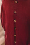 Merlot Button Back Sweater