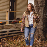 Double Layer Mini Rock + Leather Necklace
