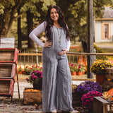 Washed Denim Tencel Jumpsuit