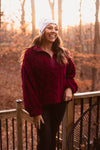 White & Black Tie Dye Pom Hat