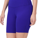 Brushed Wide Waistband Biker Shorts