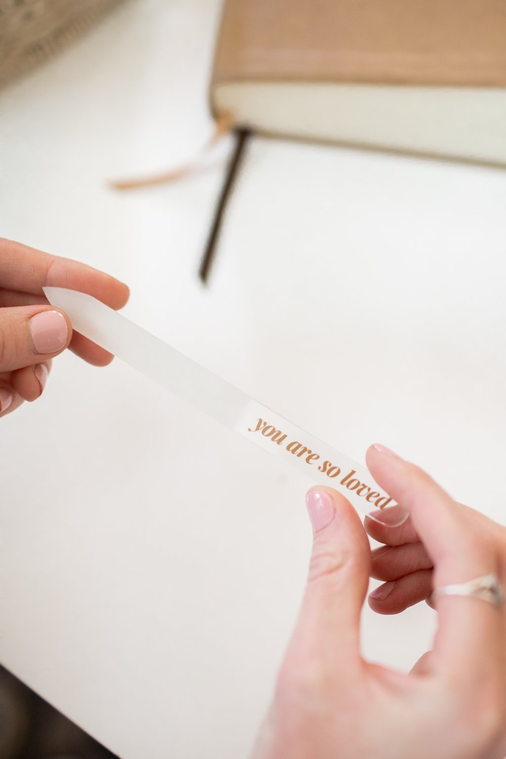 You Are So Loved Glass Nail File