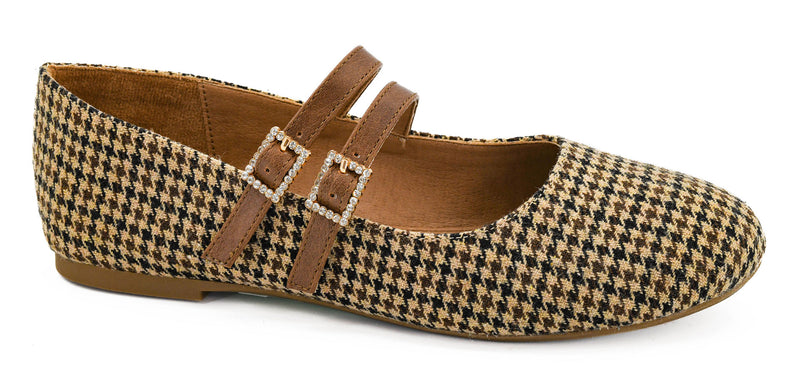 Own It | Black + Tan Houndstooth