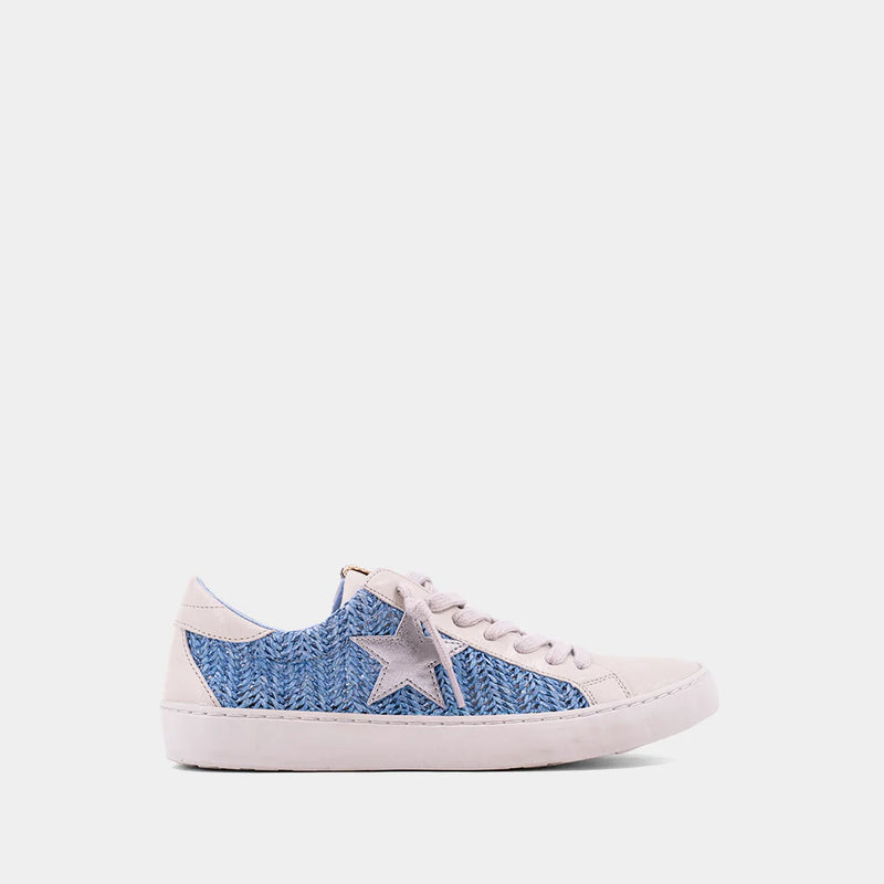 Paula | Blue Woven Star Tennie