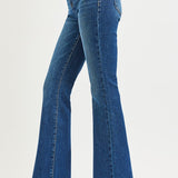 Dark Flare Denim TC 4W Stretch | High Rise