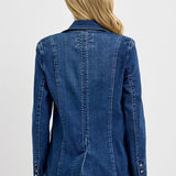 Dark Wash Denim Blazer
