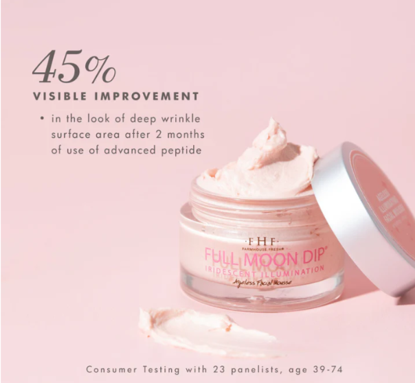 Full Moon Dip® Iridescent Illumination Ageless Facial Mousse with Peptides + Retinol