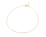 TSK Mini Paperclip Chain Necklace