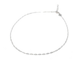 TSK Mini Paperclip Chain Necklace