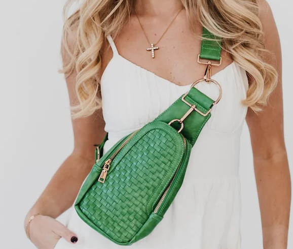 Waverly Woven Sling Bag