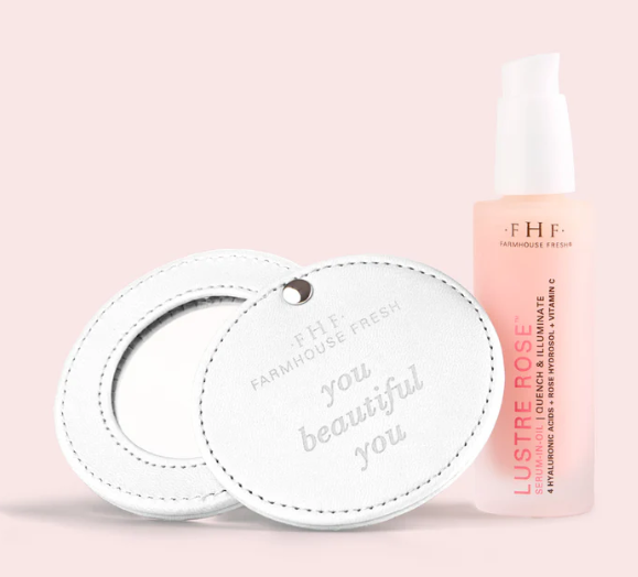 Lustre Rose & Pocket Mirror