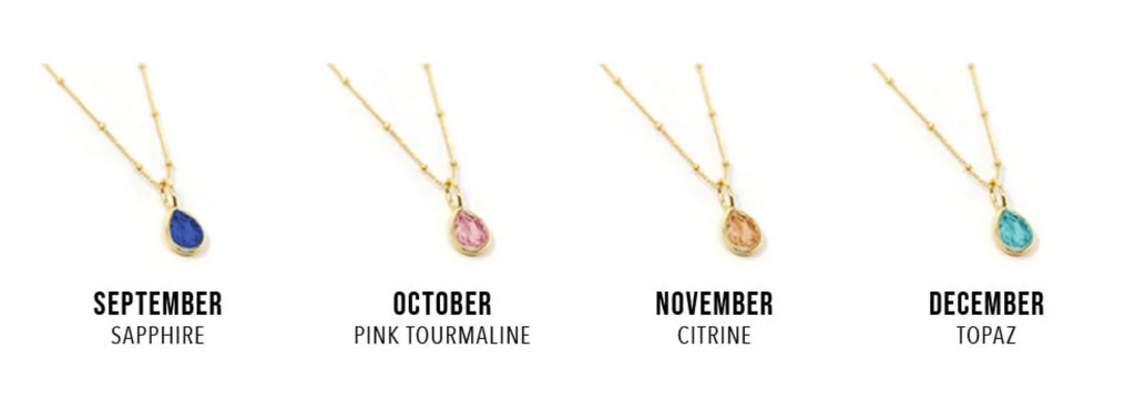 TSK Birthstone Charm
