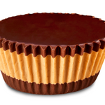 Single 34 gram peanut butter cup with milk chocolate