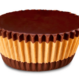 Single 34 gram peanut butter cup with milk chocolate