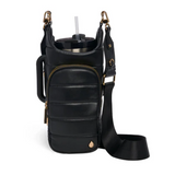 Black Vegan Leather Hydrobag | Strap Bundle