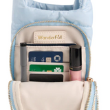 Cornflower Blue Hydrobag | Ivory Trim Strap