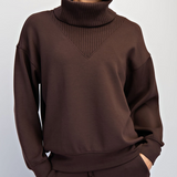 Cozy Day Rib Turtleneck Luxe Pullover