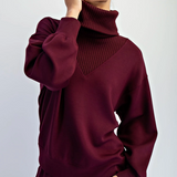 Cozy Day Rib Turtleneck Luxe Pullover