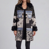 Cool It Chic Leo Denim Mix Fur Jacket